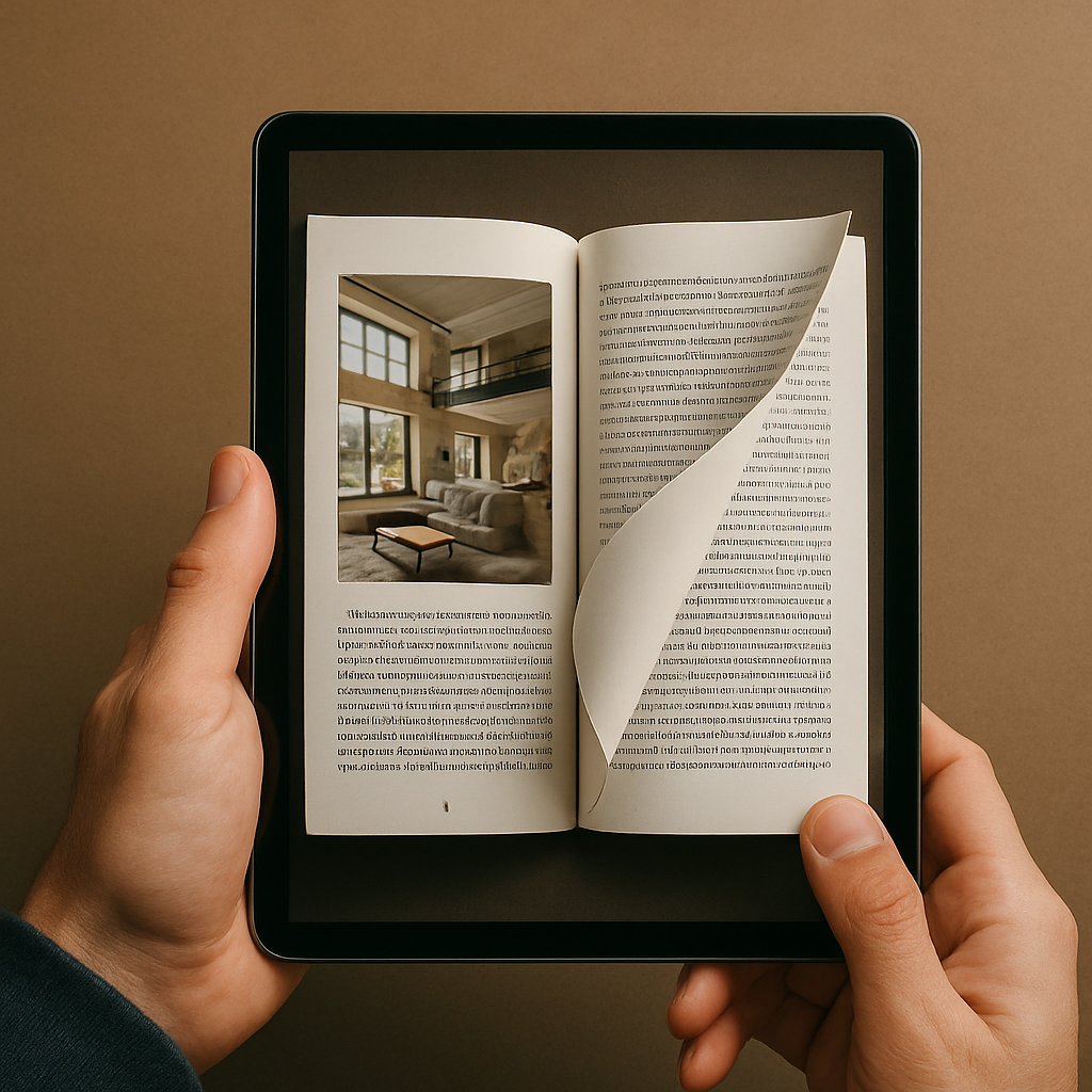 Digital eBook product preview
